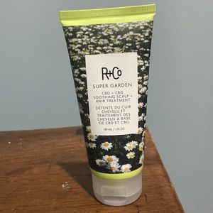 New sealed R+Co super garden c b d  soothing scalp and hair treatment